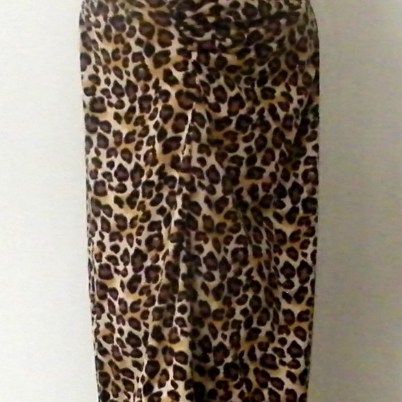 Halter Top Leopard Print Animal R Marks New York - Picture 7 of 11